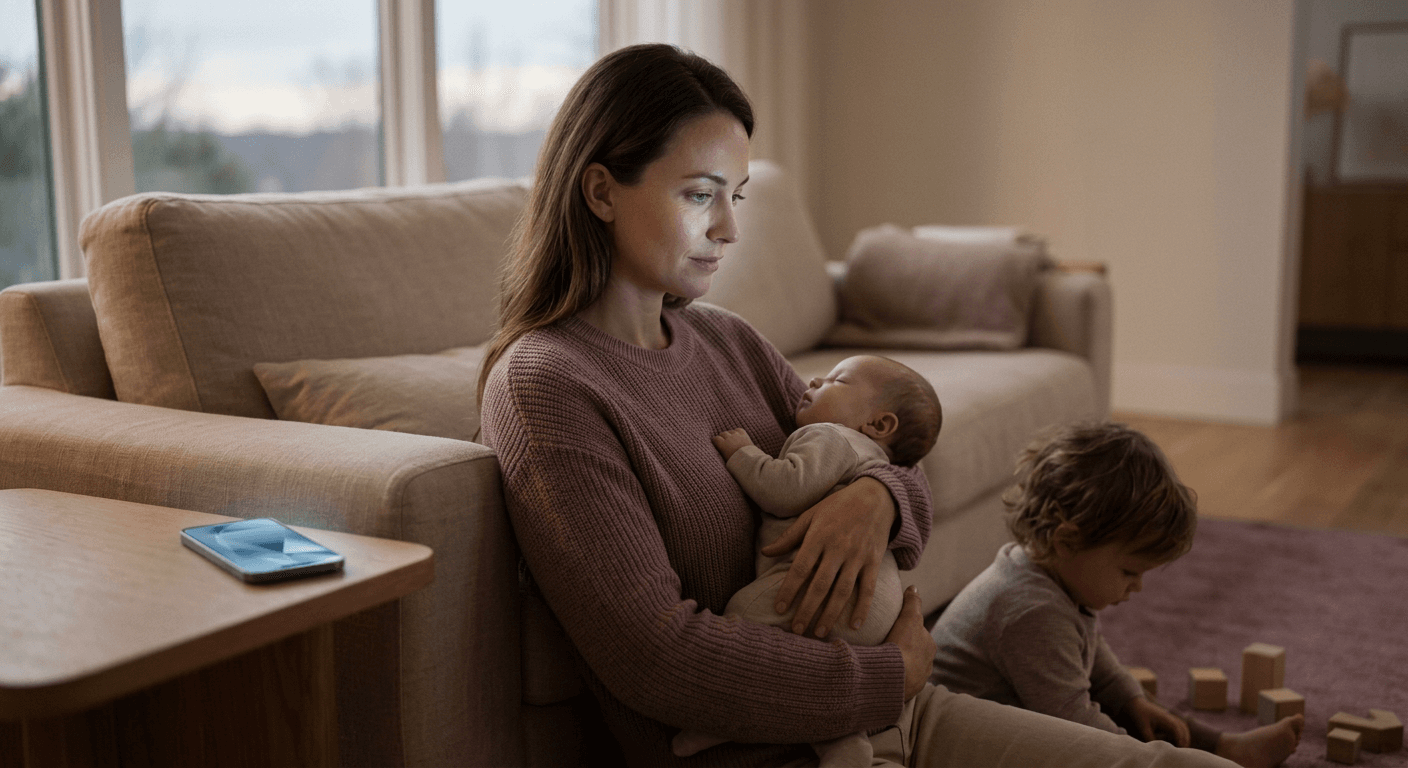 Feeling Overwhelmed as a New Mom? You're Not Failing. — Mental Health article for mothers on Alpha Mothers